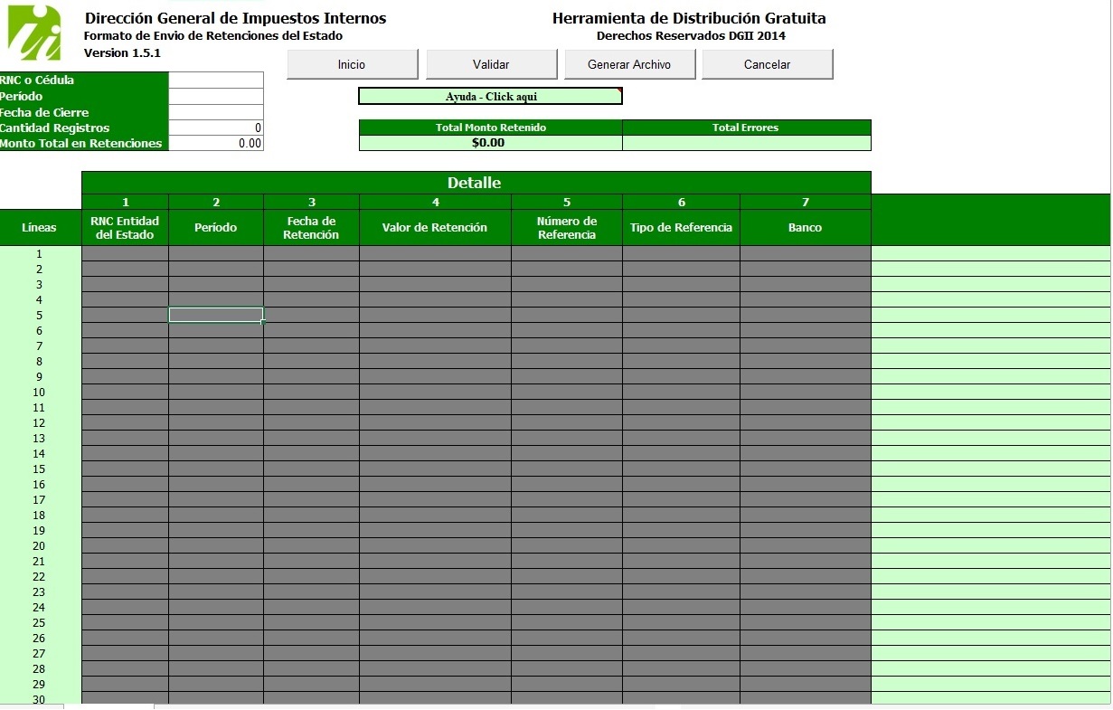 Para qué se utiliza el Formulario 623